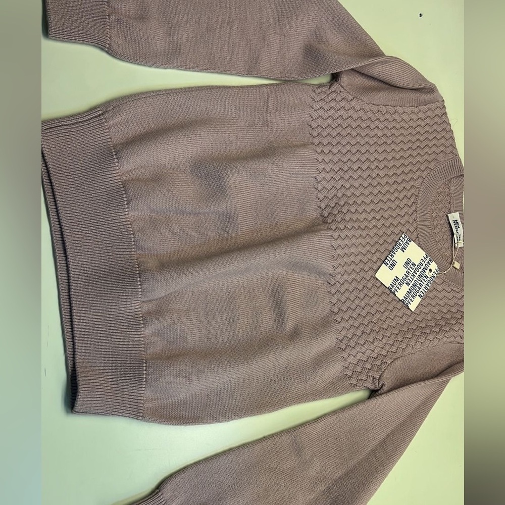 Baum und pferdgarten Sweater Wool Light Purple Apres ski SIZE XS NWT winter